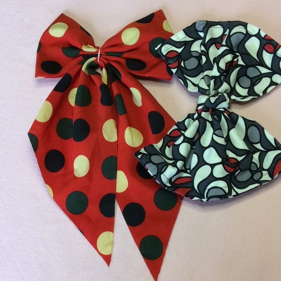 FINAL SALE PRICE 7 Piece Lot of Hair Clips/Bows - Picture 2 of 7